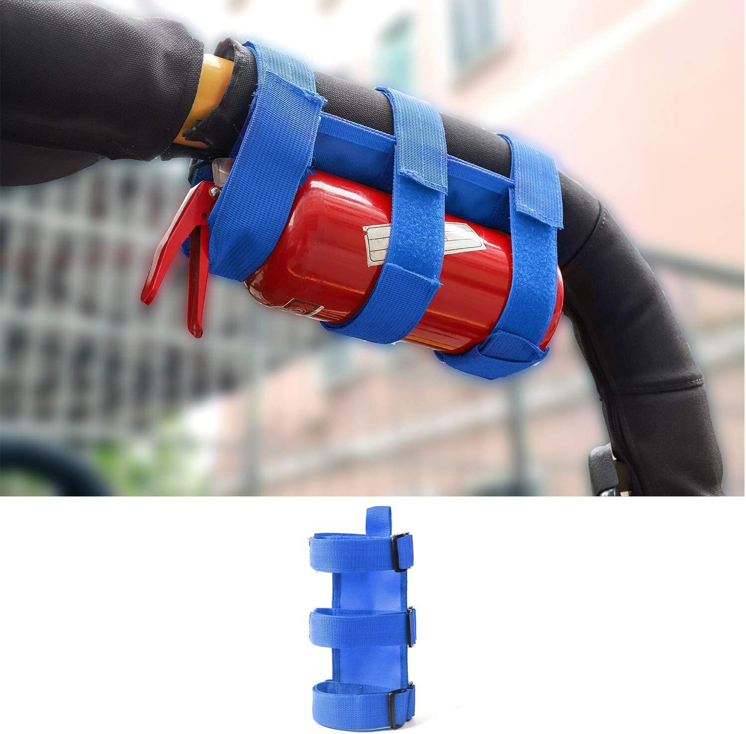 Auto car Roll Bar Fire Extinguisher Adjustable Mount Bracket for Jeep Wrangler