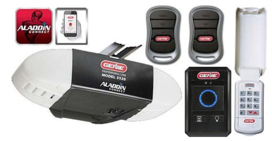 Genie ReliaG 3120H DC Belt Garage Door Opener Aladdin Connect for 7' Tall Door