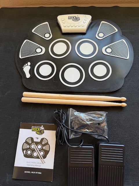Mukikim Rock And Roll It Flexible Roll-Up Drum Kit
