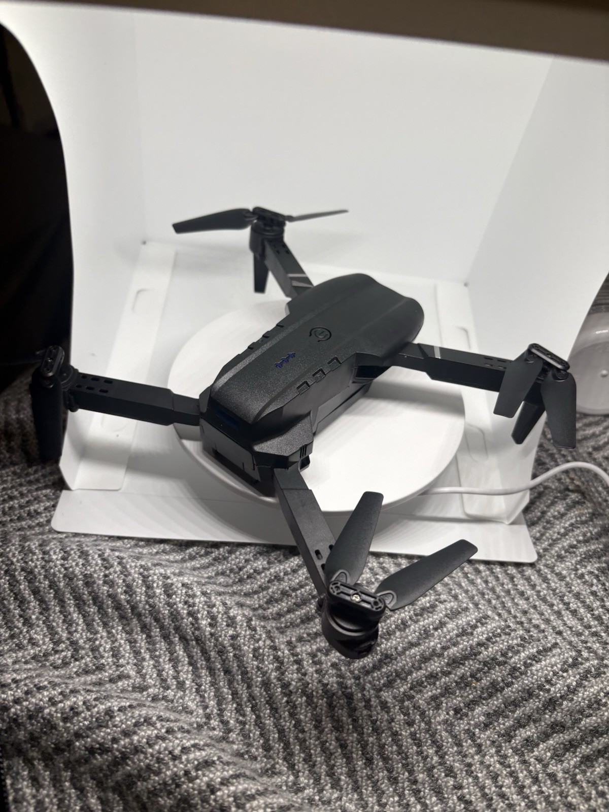 Drone Pro 4K Dual Camera Quadcopter, Screen Remote, Optical Flow, Foldable, Bla…