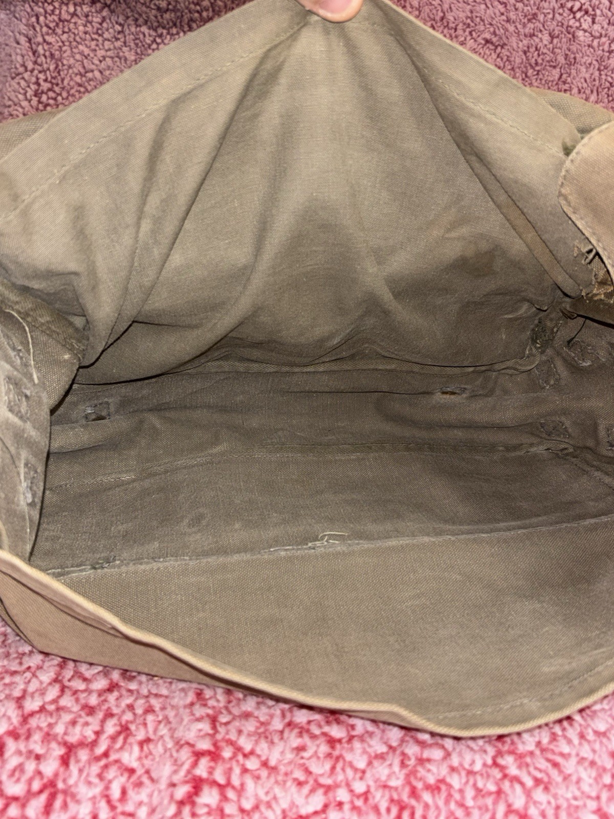 1960s West German Issue Heavy-Duty Canvas Shoulder/Hand Carry