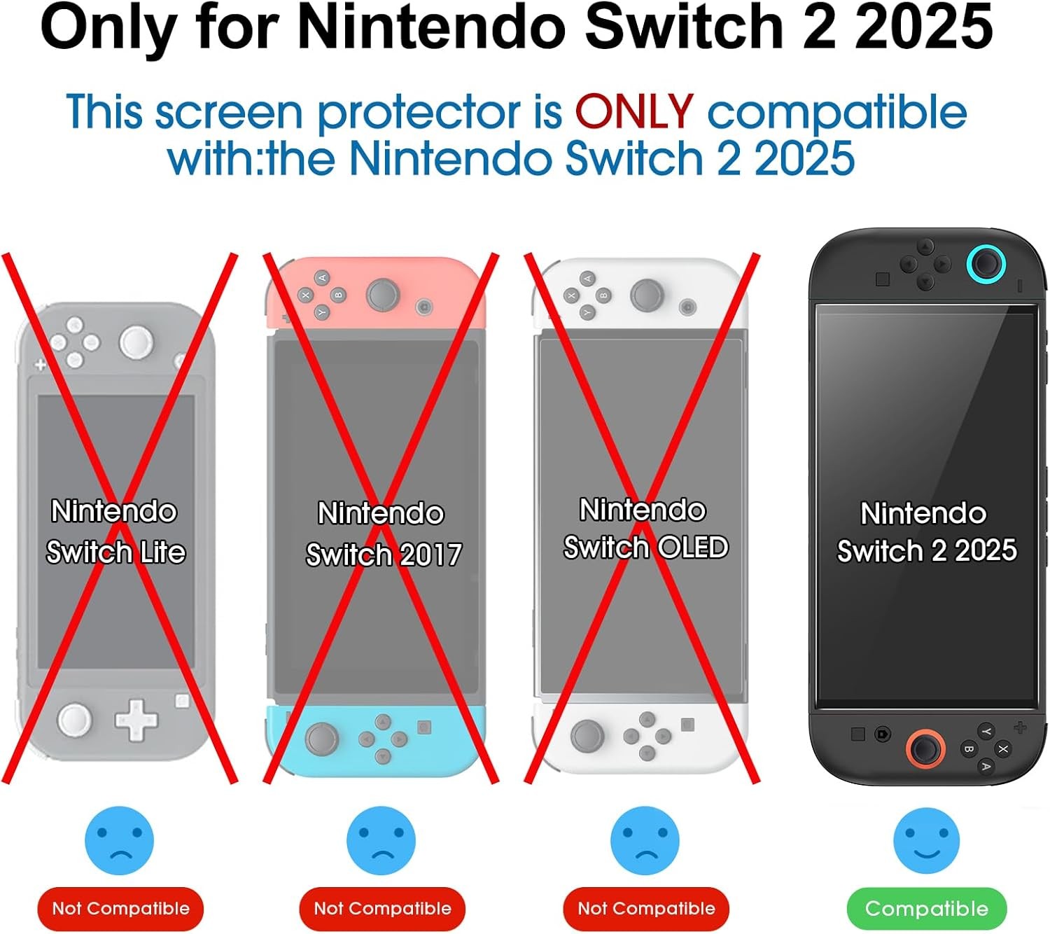 Auto-Alignment OneTouch for Nintendo Switch 2 Screen Protector [7.9'']