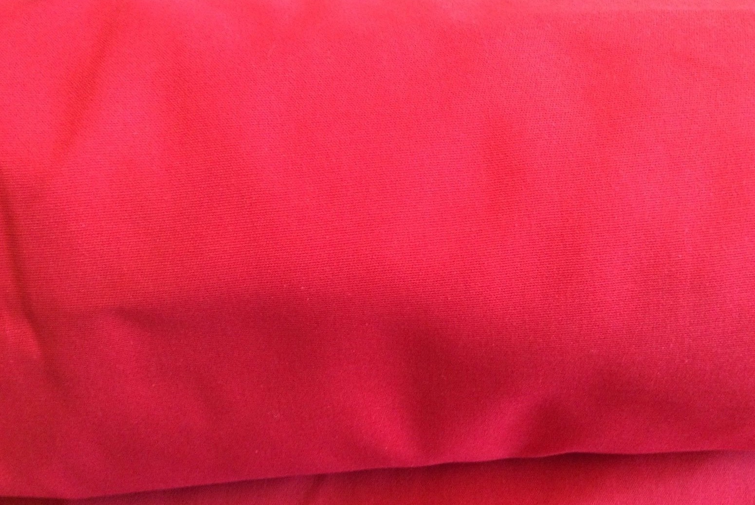 RED COTTON TWILL-66"W--BY THE YARD