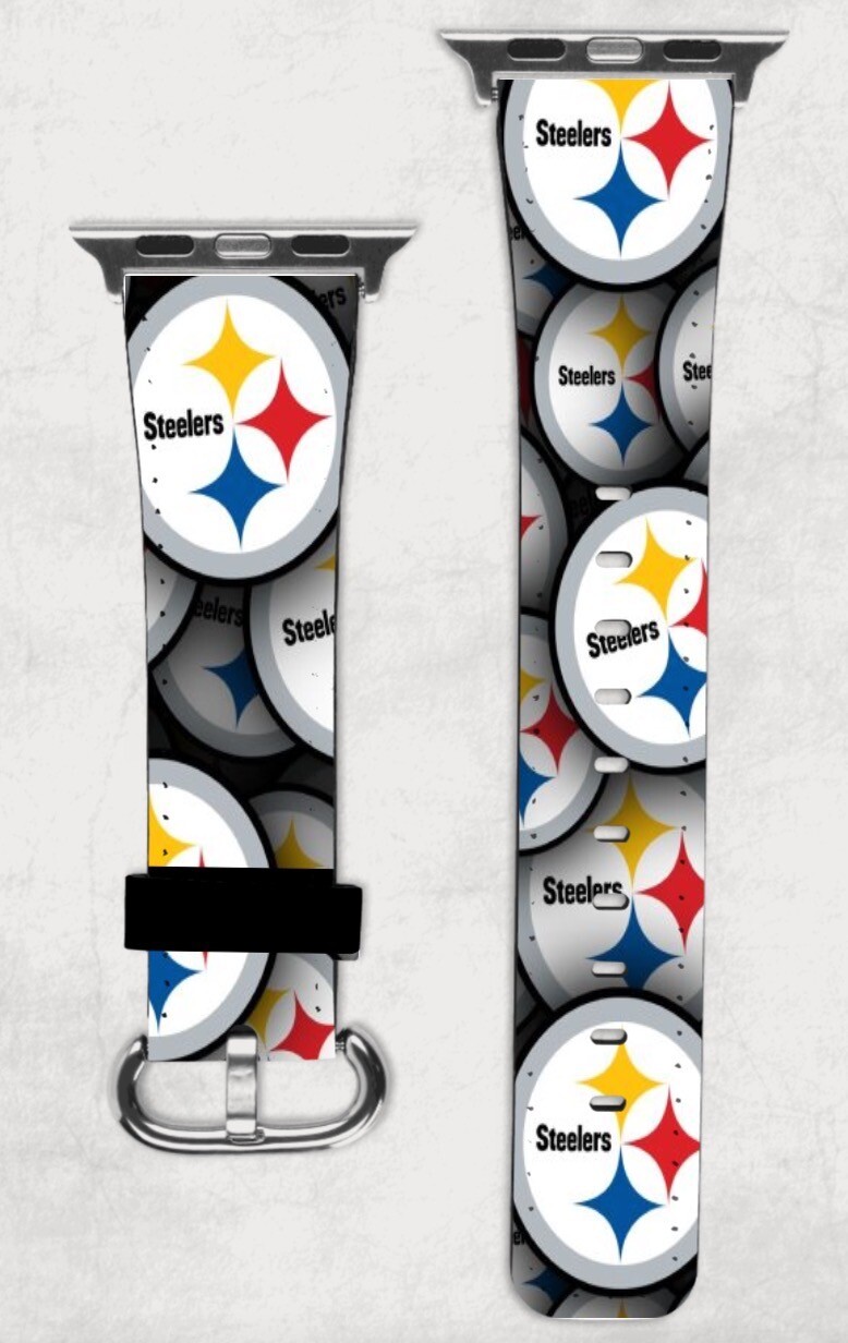 Pittsburgh Steelers Apple Watch Band NEW 38/40/41 & 42/44/45 NFL Football