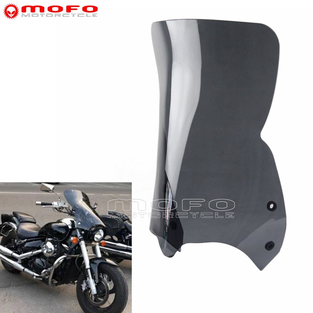 Black Windscreens Windshield Deflectors For Suzuki Boulevard M109R M50 M90 06-14