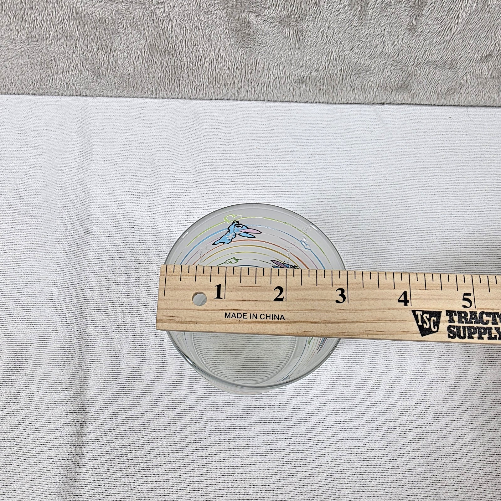 Lilo & Stich Frosted Etched Glass Cup Stich