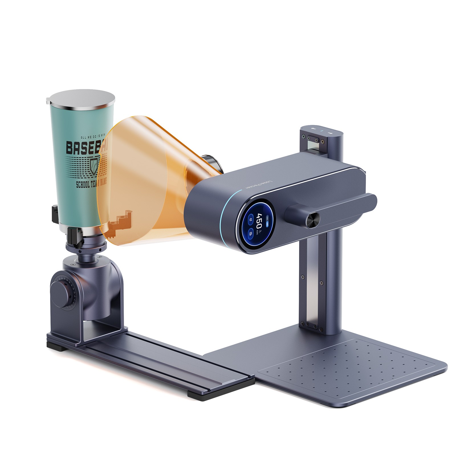 Laser Rotary Roller Accessory For LaserPecker LP2Plus/LP4/LP5/LX2,Rings/Bottles