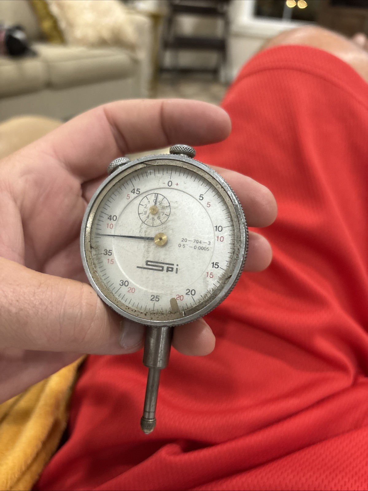 SPI 20-704-3 Standard Dial Indicator .5" Range - .0005" Grad
