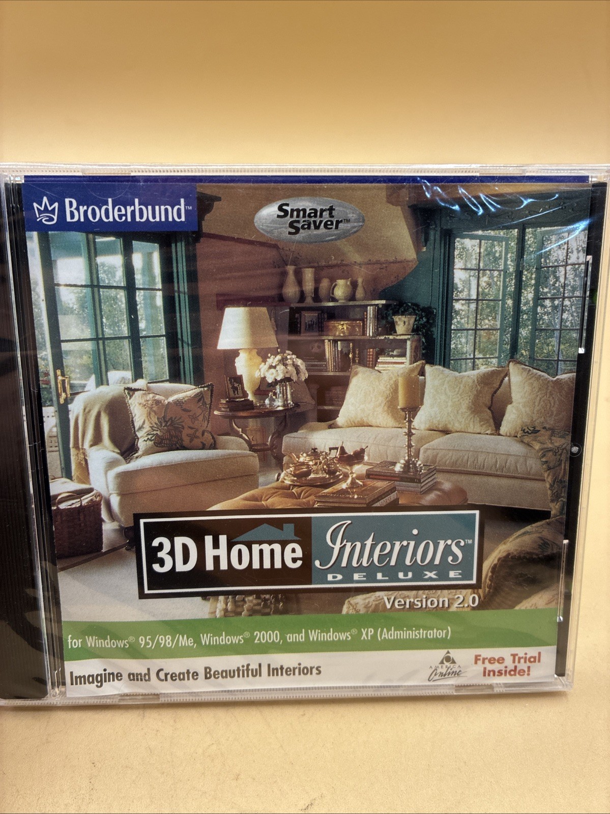 3D Home Interiors Deluxe Version 2.0 Brand New , Sealed 2001