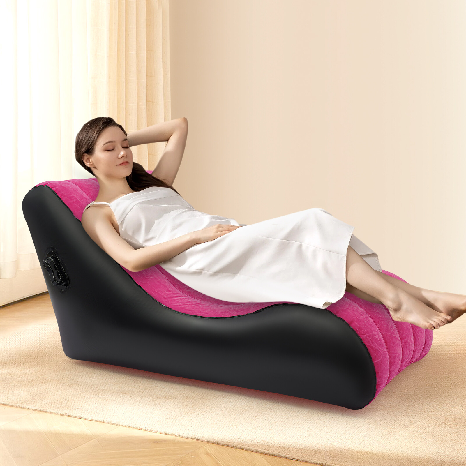 Modern Sofa Bed Inflatable Sofa Bed Adults Folding Sofa Bed 89.9*140*69.9cm