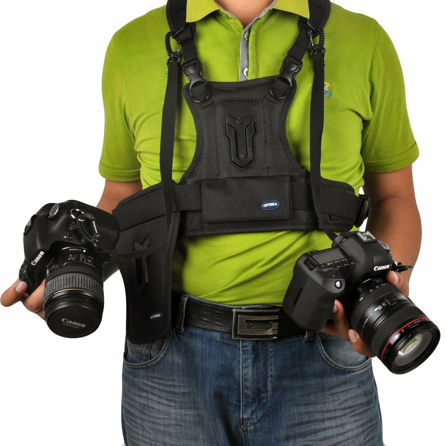 Opteka MCH-25 Multi Camera Carrier Harness Holster System for Digital SLR Camera