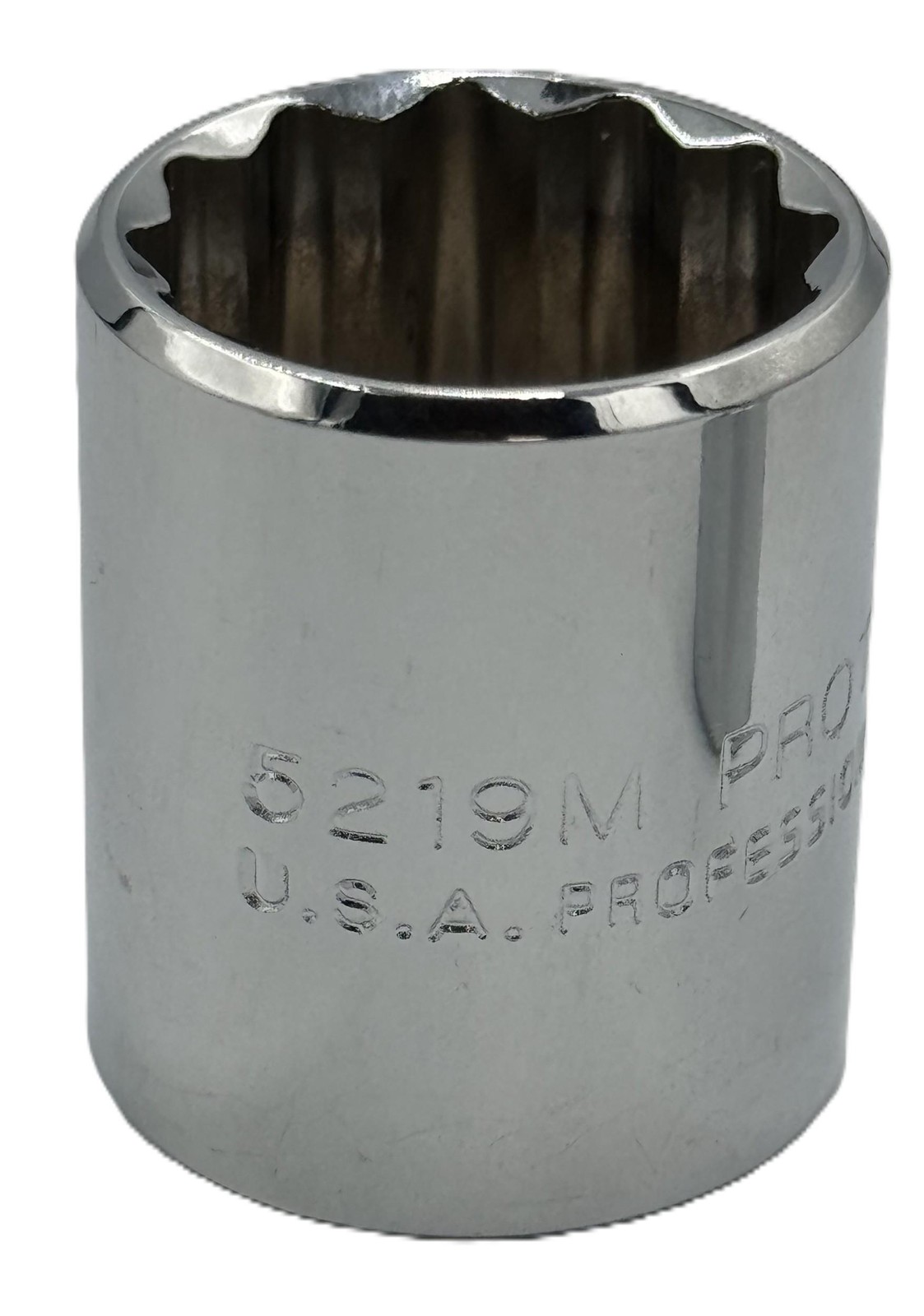 Proto J5219M 19mm Socket 3/8in Drive 12 Point Chrome Hand Tool Metric