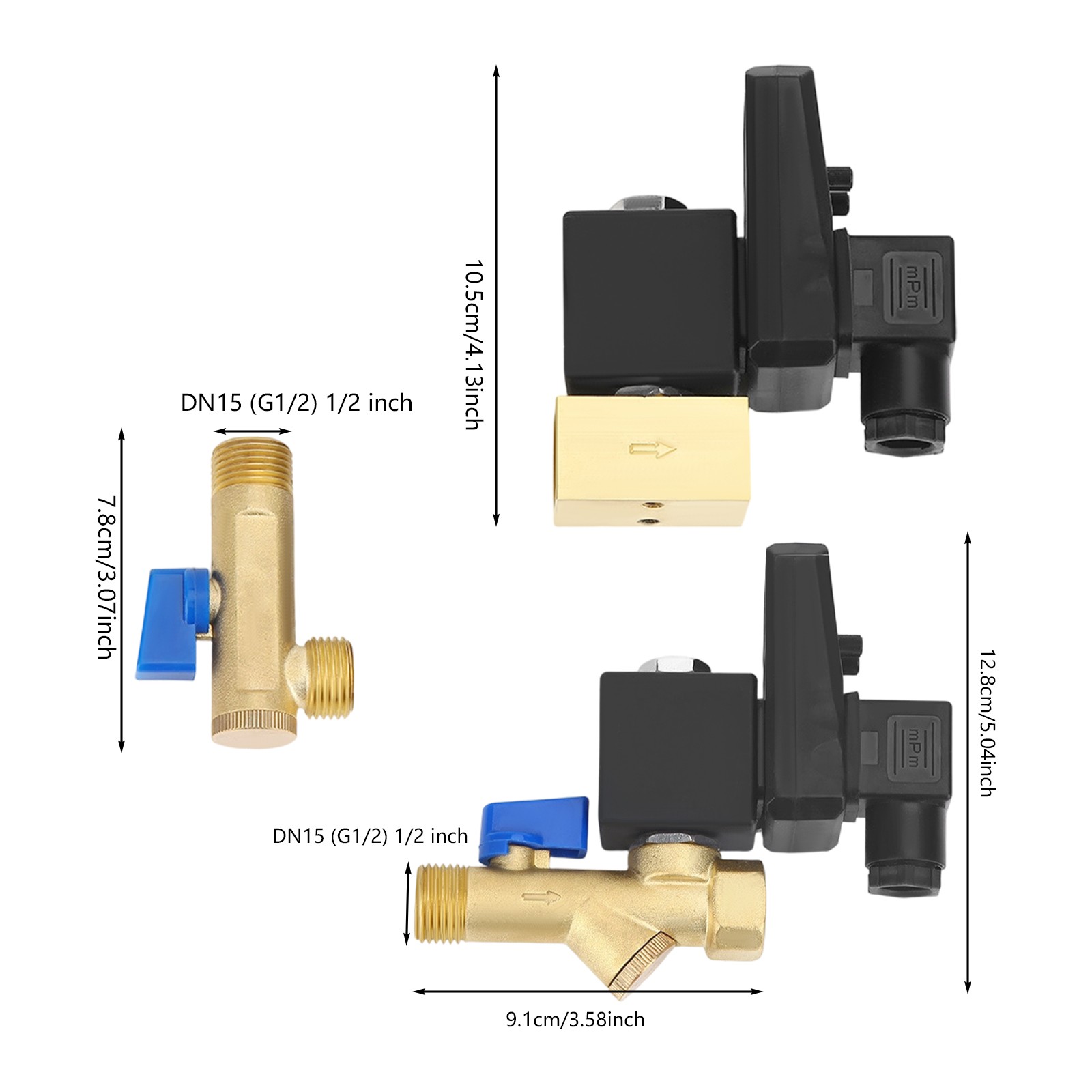 Ac110V 1/2" Automatic Electronic Timed Air Compressed Drain Valve For Dryer
