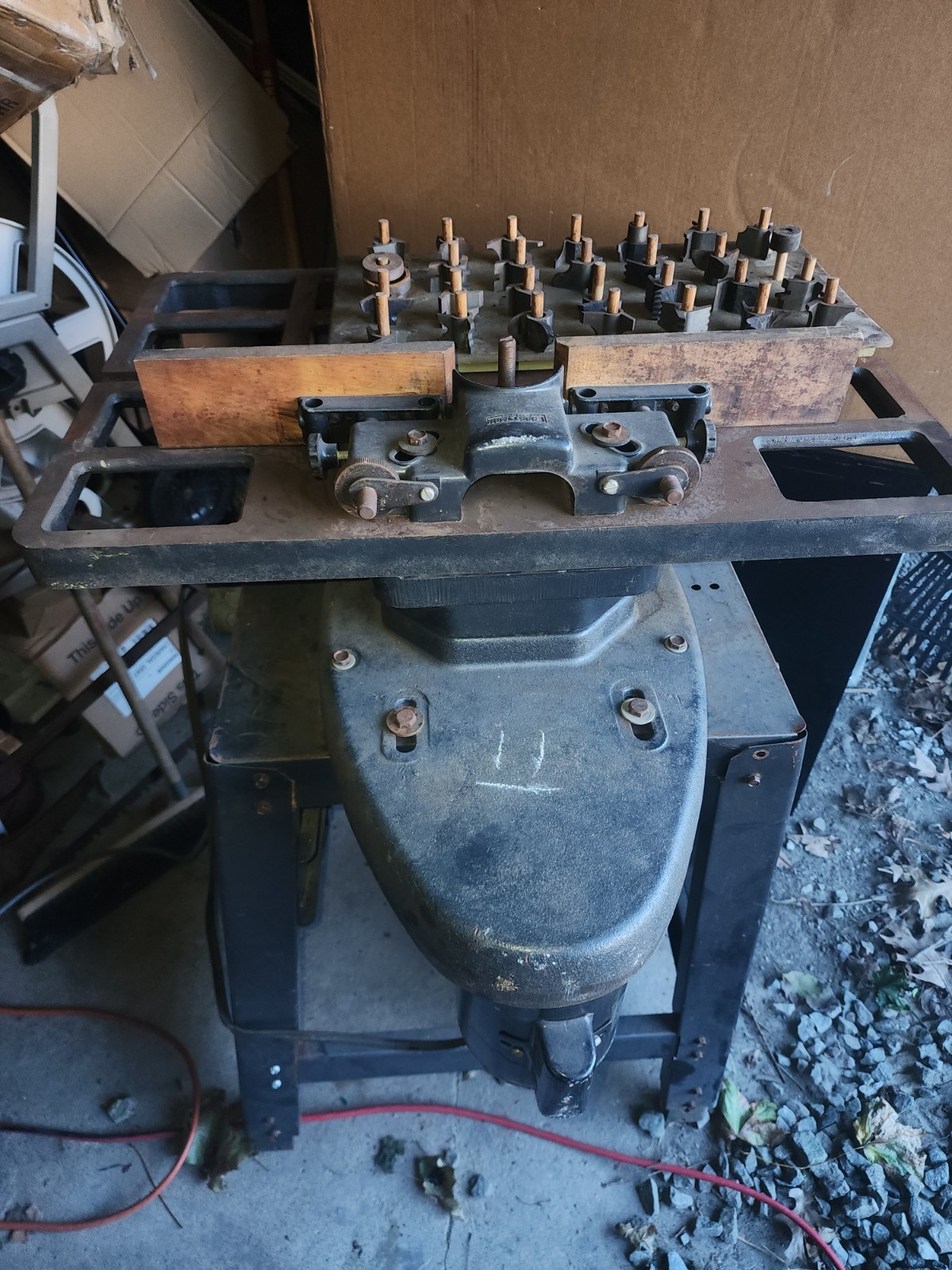 Craftsman Shaper with 27 Bits,3/4 HP, 1 Phase, 120 Volt, USED, SEE VIDEO