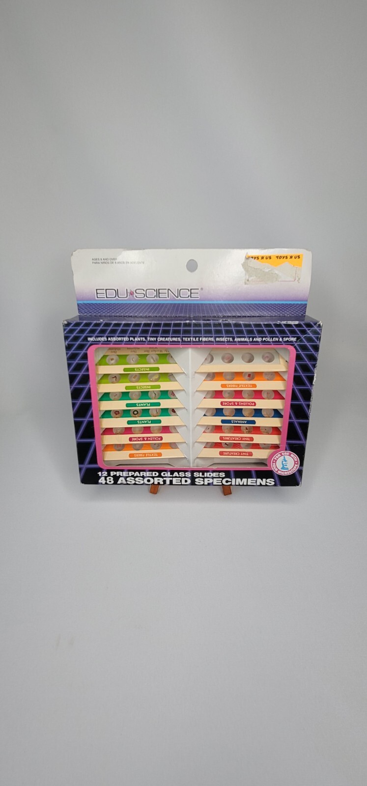 Toys R Us Edu Science 12 Prepared Slides for Microscope 48 Specimens