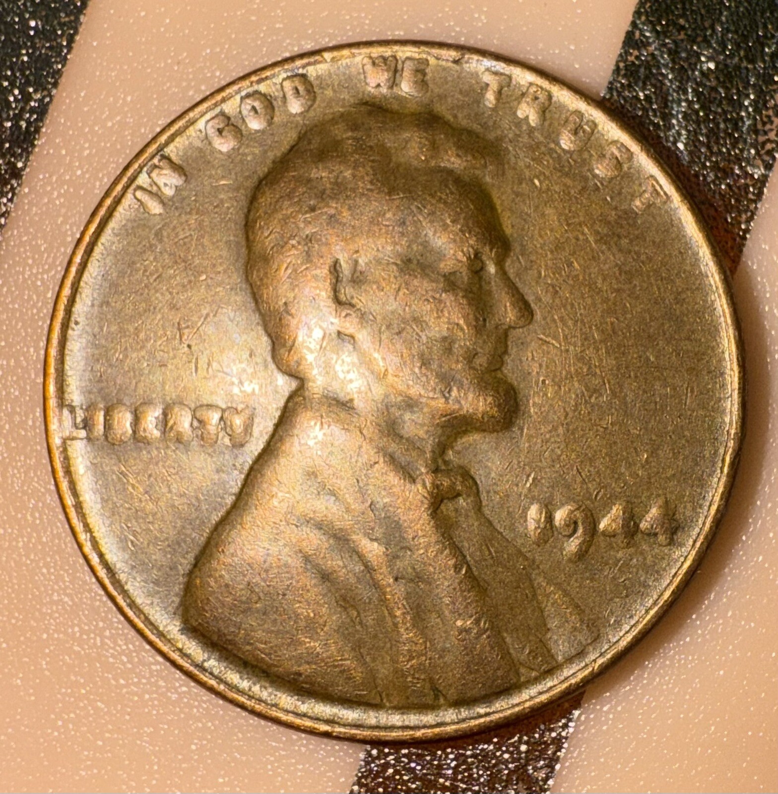 1944 wheat penny no mint mark Error