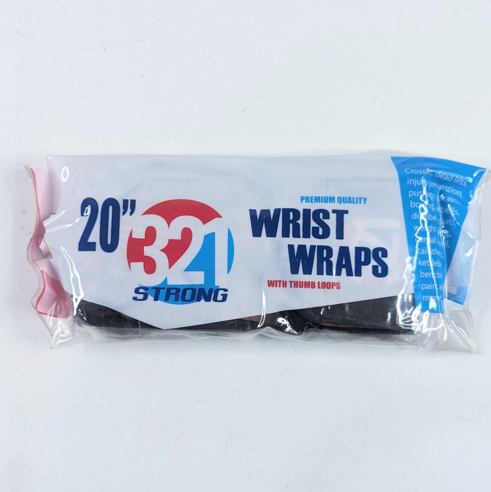 20" Weight Lifting Gym Training Fitness Straps Long Wrist Wraps