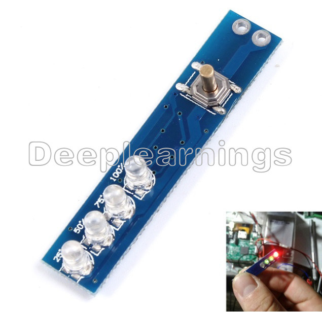 2S Lithium Battery Capacity Indicator Display Board For 2S Li Ion Battery