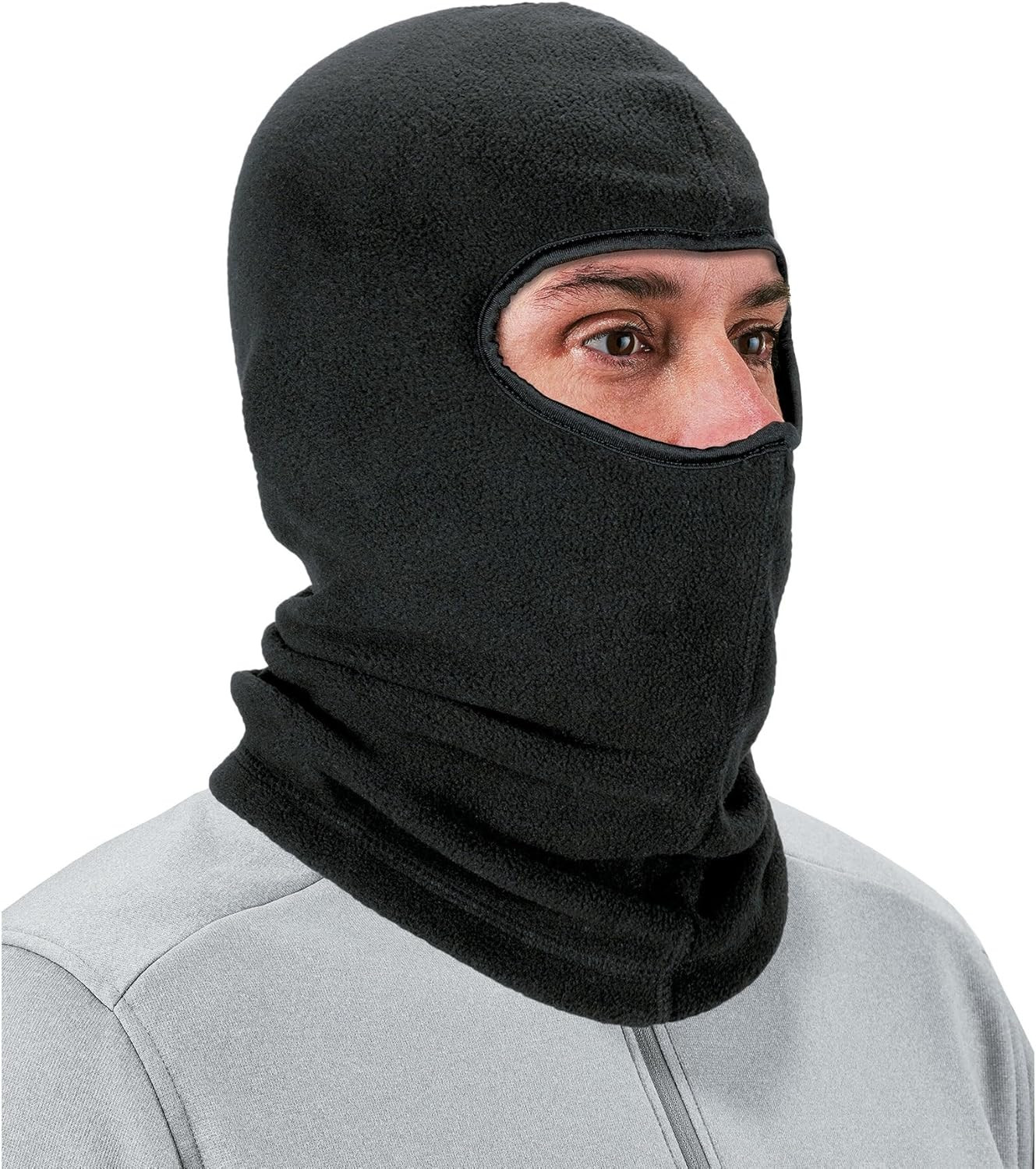 Balaclava, Winter Face Mask, Thermal Black Fleece,  N-Ferno 6821