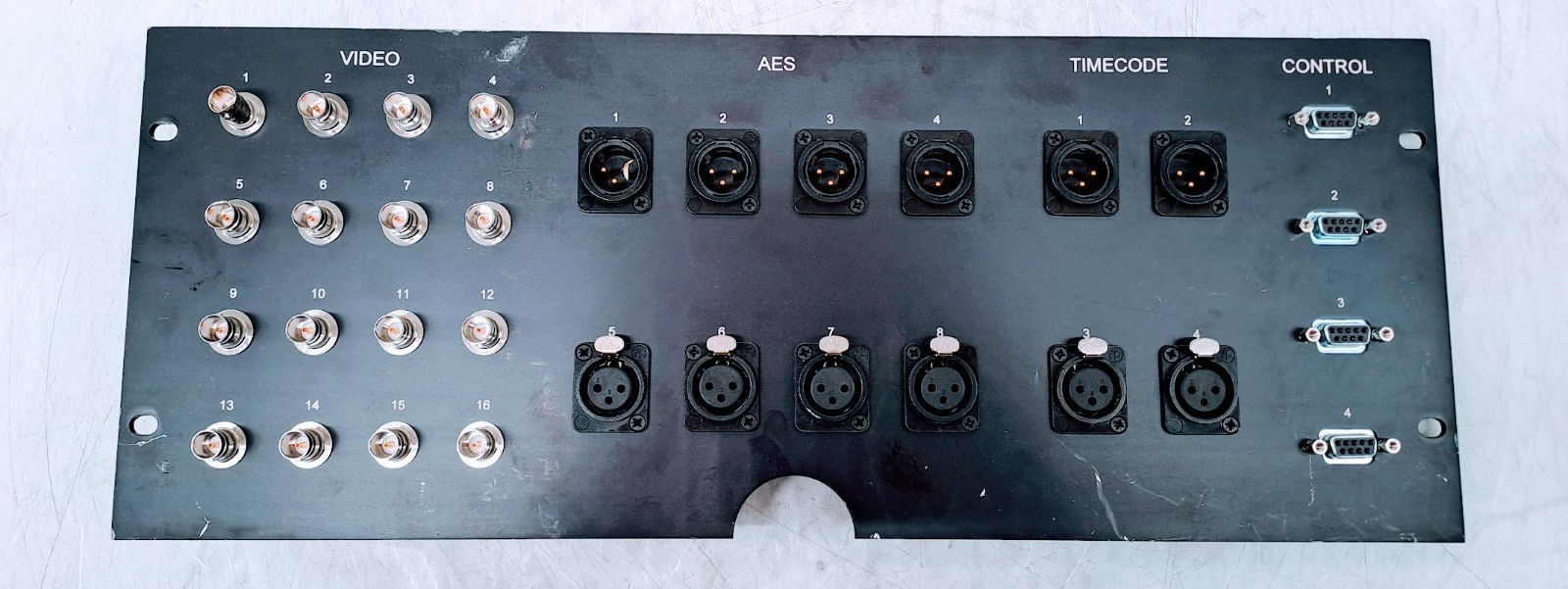 Redco Custom Video/Audio Studio INput/output Patch Panel