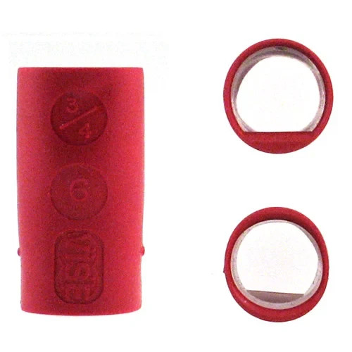 Vise PO finger grips  P/O style Red Color size 2-5/8  (2 Pack )