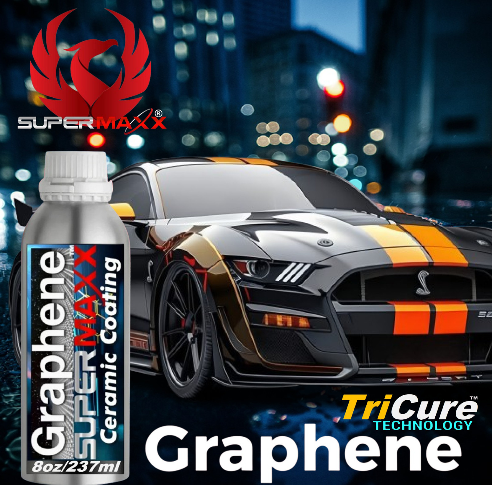 GRAPHENE PRO GRADE CERAMIC CAR COATING 10 YEAR SCRATCH RESISTANT PROTECTION 'KIT