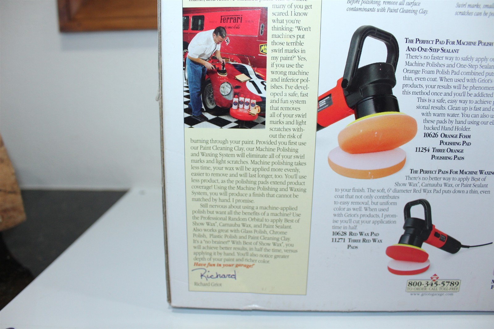 Professional Random Orbital Buffer Polisher 850W Motor Variable Speed
