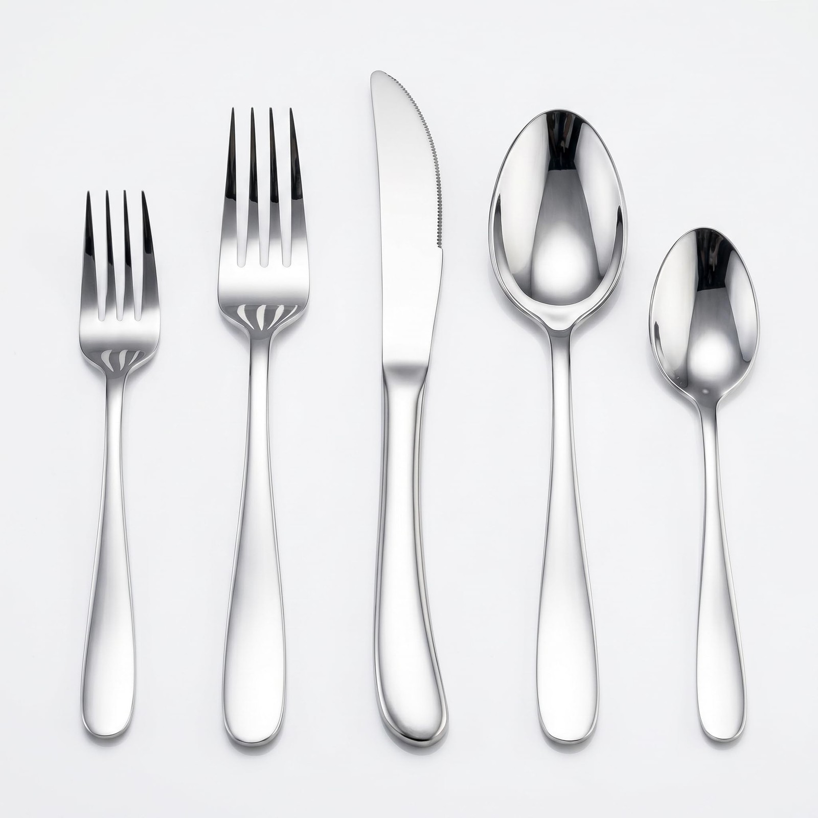HaWare Silverware Set for 12, 60-Piece Heavy Duty Stainless Steel Flatware Ut...
