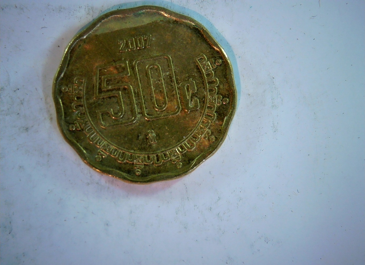 Mexico 2007 50 Centavos Estados Unidos Mexicanos (modern decimal coinage) Coin