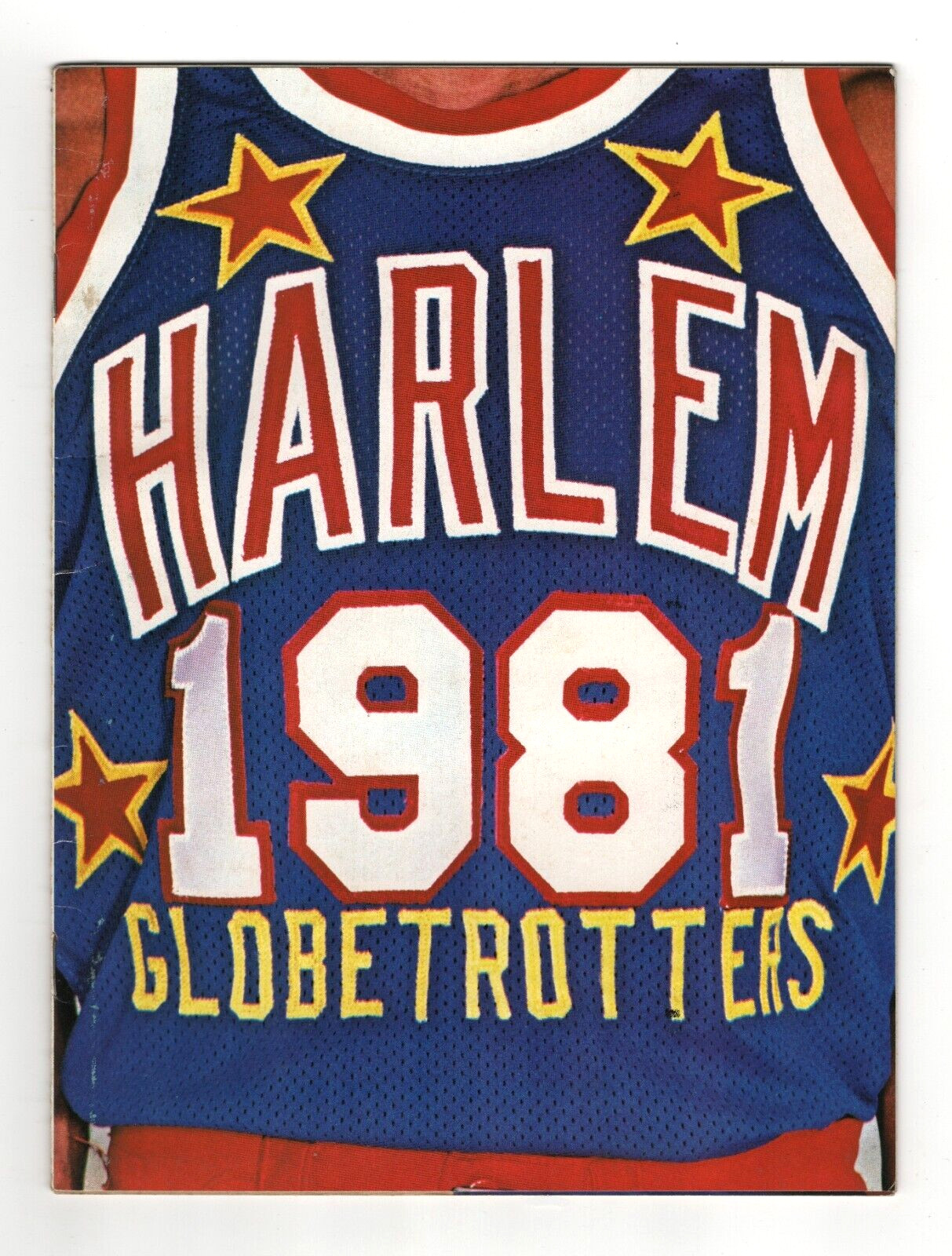 1981 Harlem Globetrotters Souvenir Basektball Program  #M1183