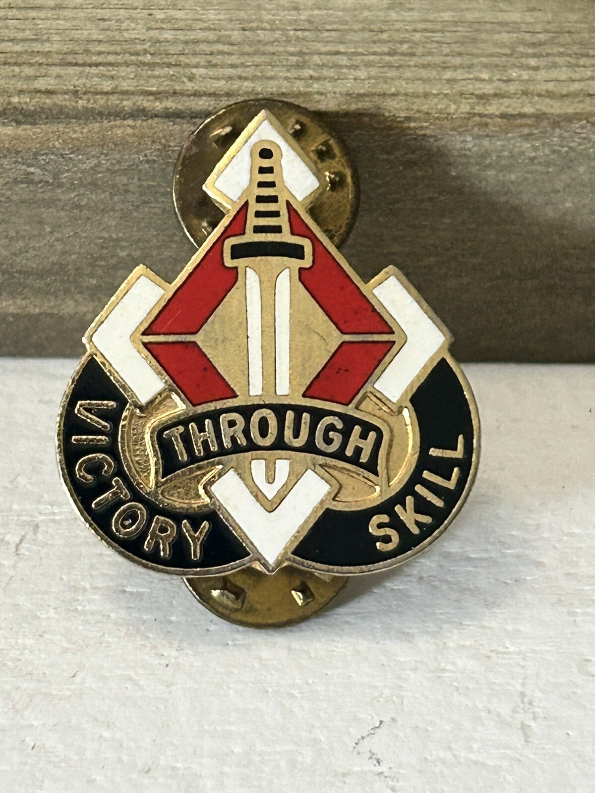 US Army Maneuver Support Center DUI Unit Crest Device Victory Through Skill