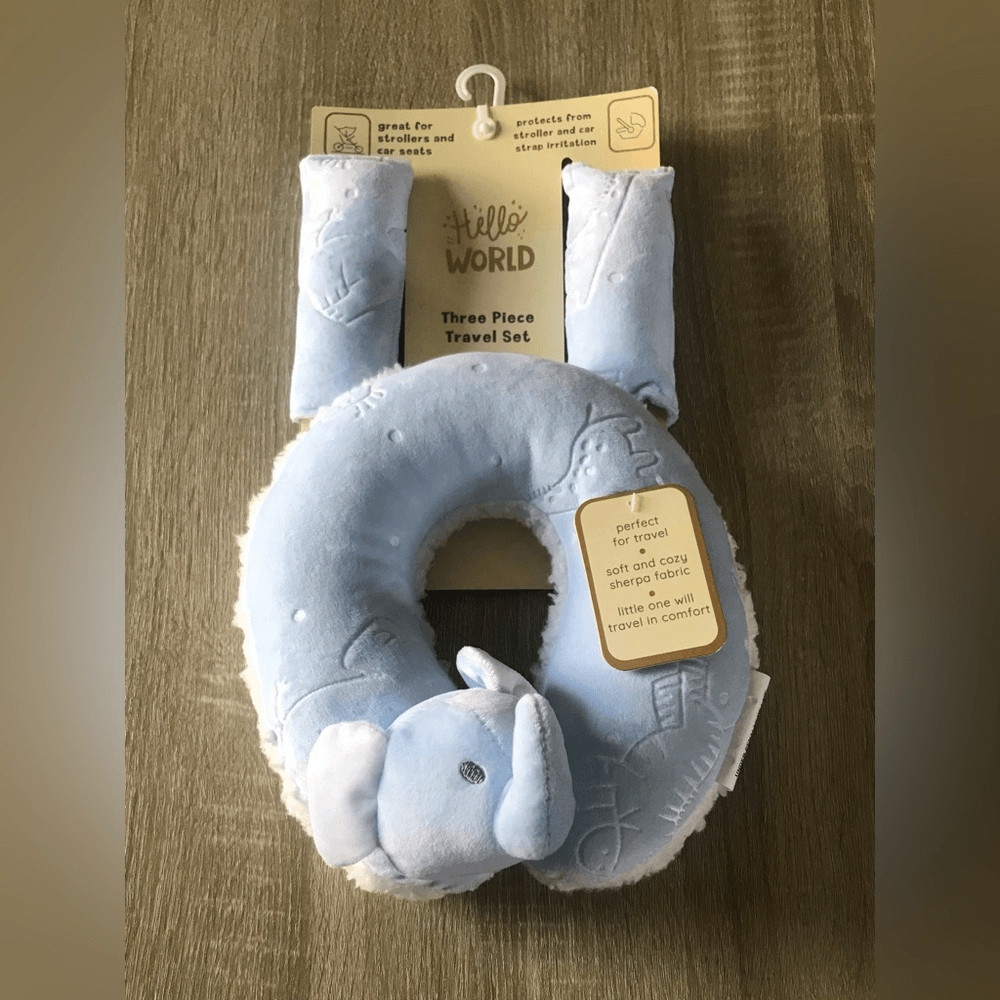 NWT  HELLO WORLD Three Piece Travel Set