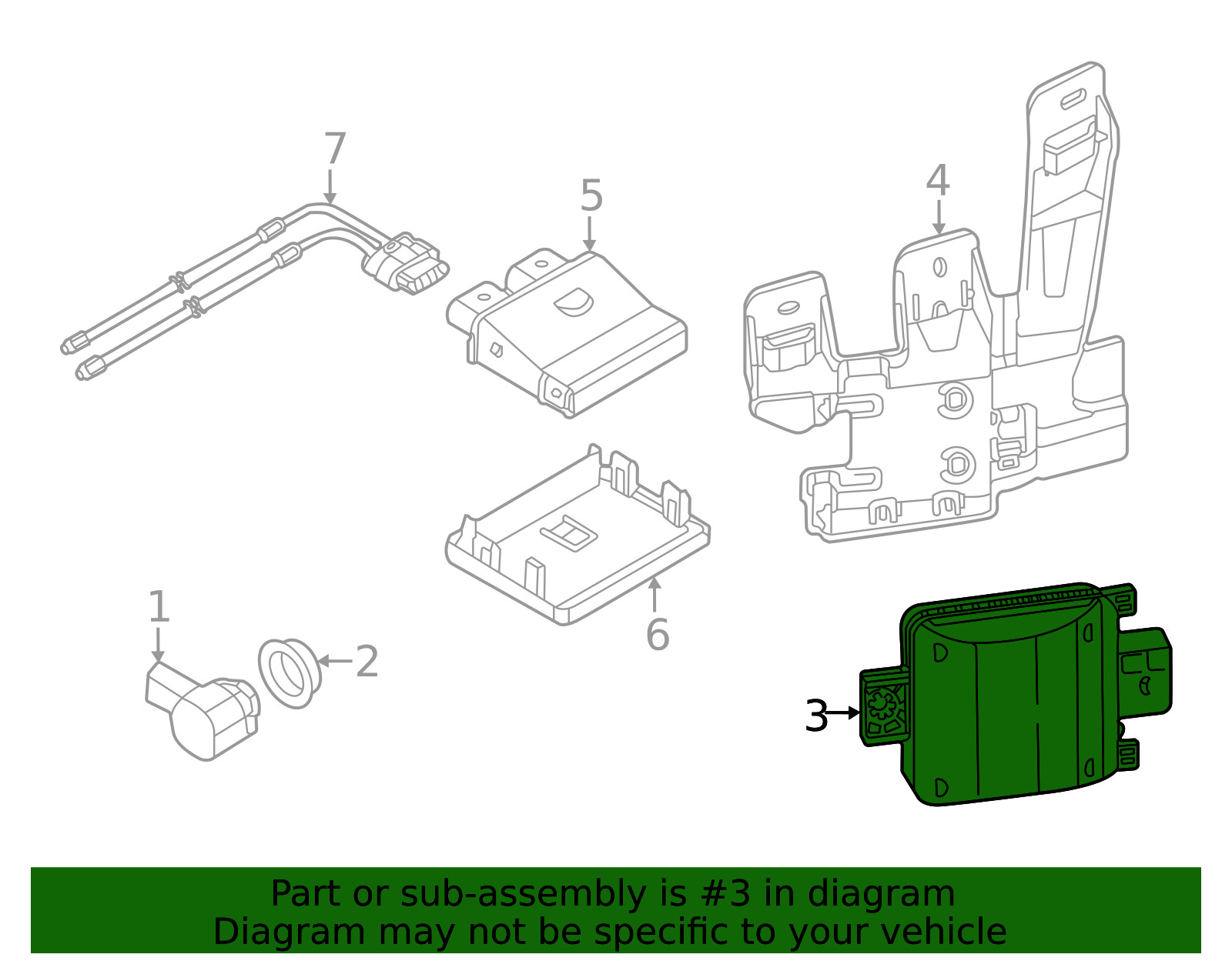 Genuine Audi Blind Spot Radar 2Q0-907-686-H