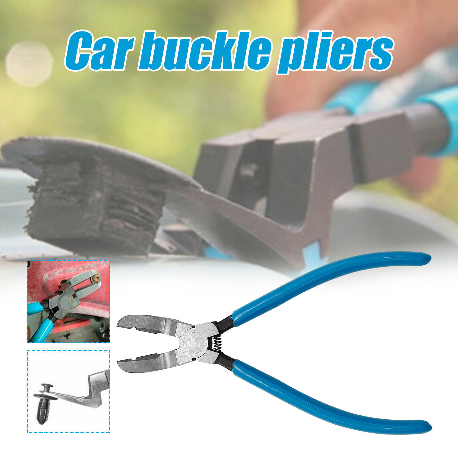 Car Fastener Cutter Clips Panel Puller Plier Tool Push Retainer Pin Rivet Trim