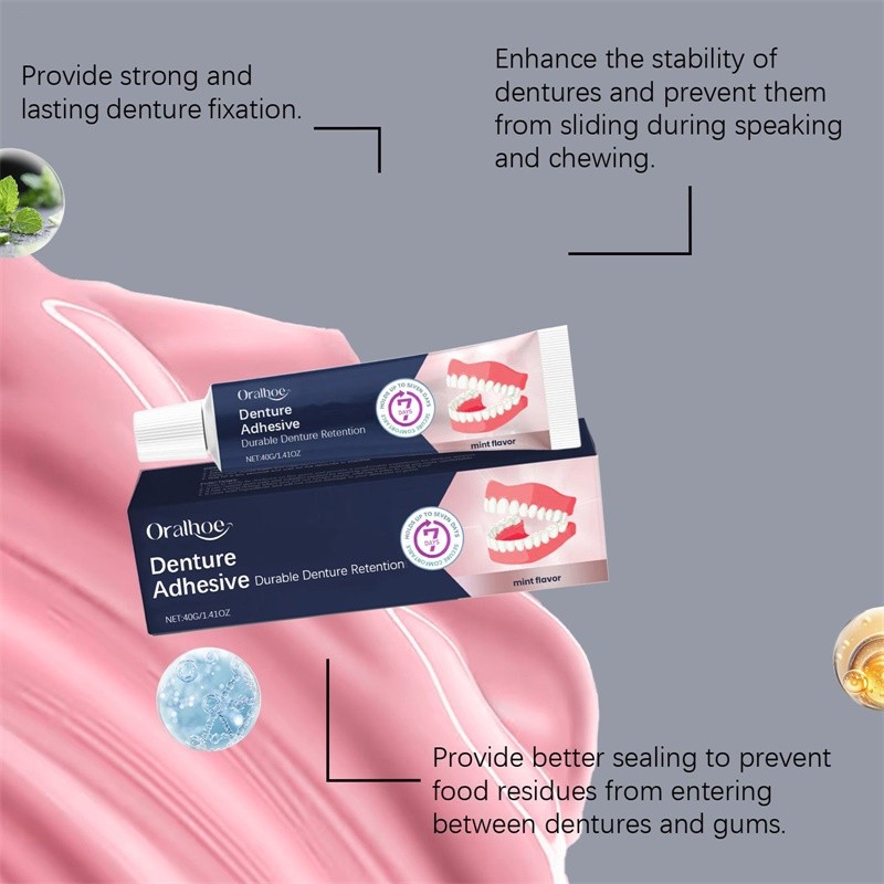 Denttach Denture Adhesive, Thermoplastic Denture Adhesive and Cushion