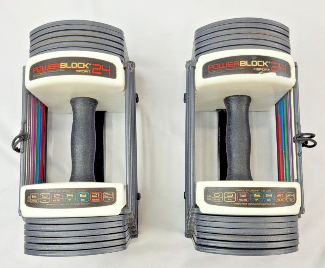 Powerblock 24lb Sport 24 Adjustable Dumbbell - Set of 2