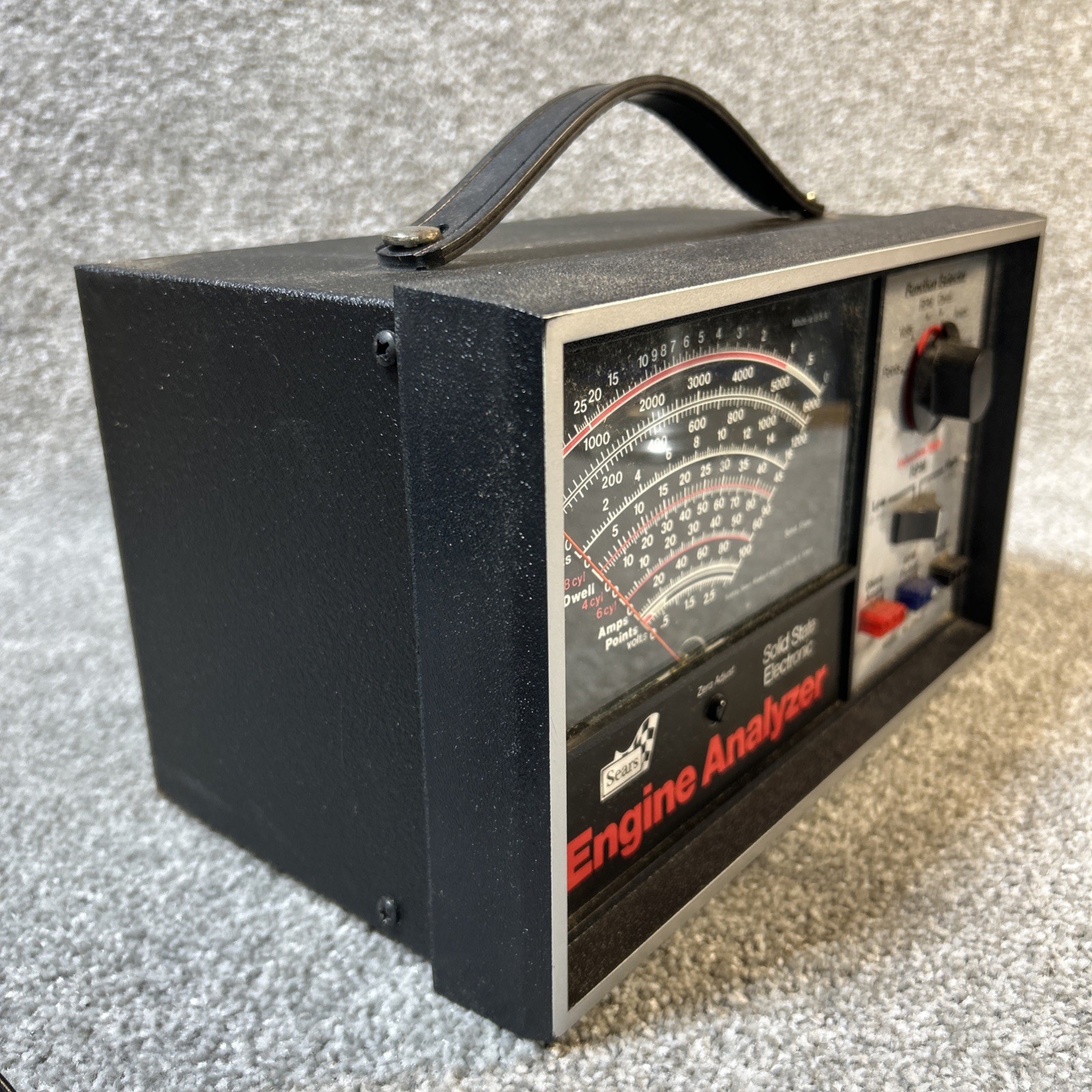 Sears Solid State Electronic Engine Analyzer Model 161.214230 W Cables/Manual