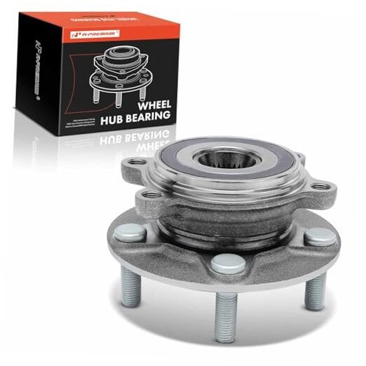 Front Wheel Bearing and Hub Assembly with 5-Lug Compatible with Mazda 3 2014