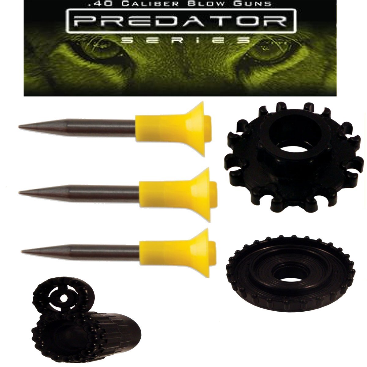 Predator 25 pack of .40 caliber Hunting Spikes with Dart Kit & Peep Sight