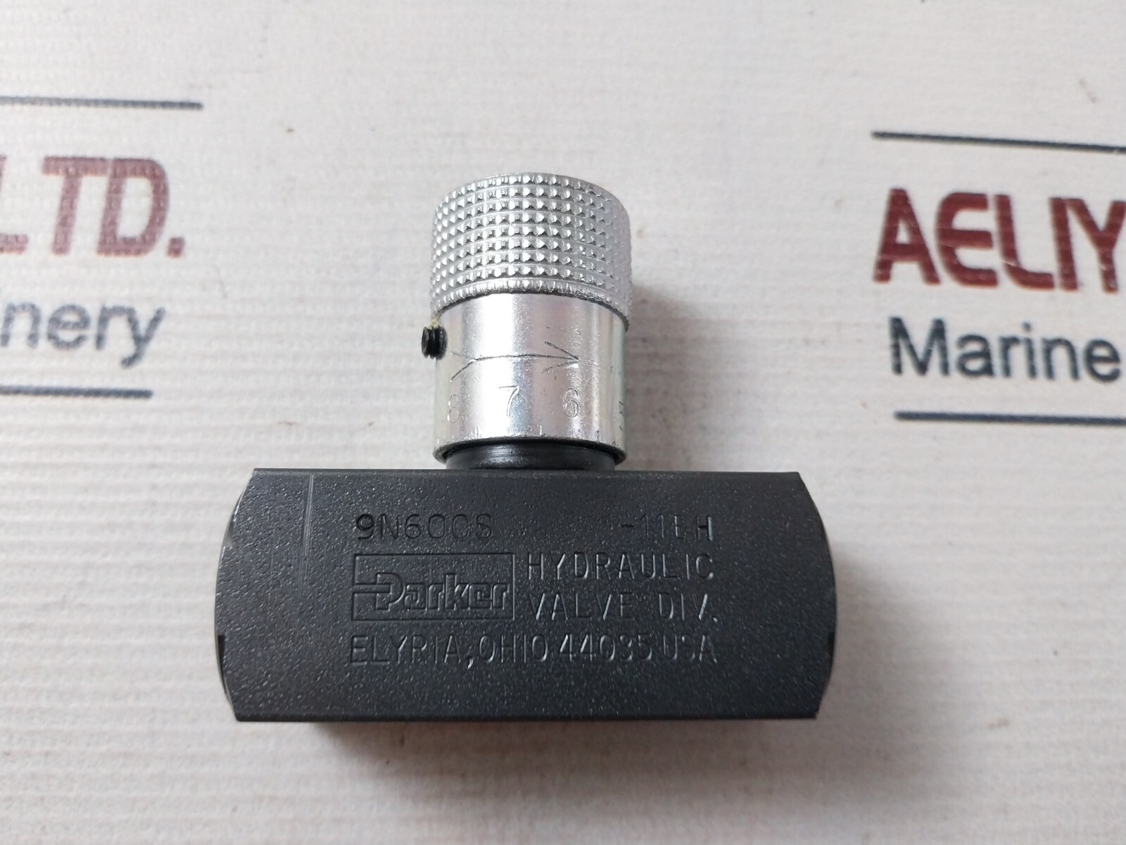 Parker 9N600S Hydraulic Flow Control Needle Valve 5000 PSI