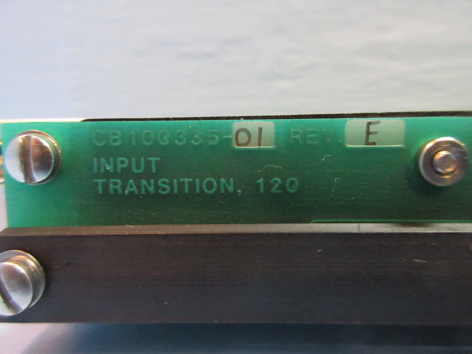 Westronics CB100335-01 Rev. E Input Transition Board PLC