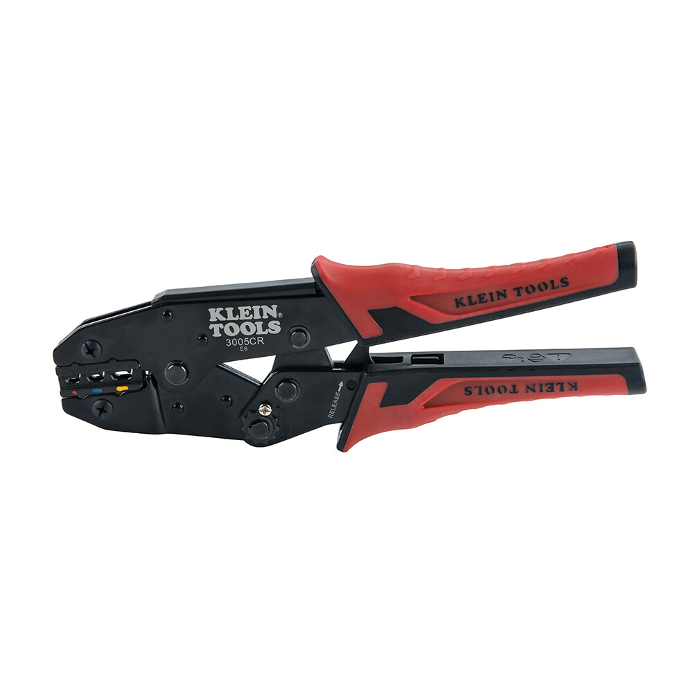 Klein Tools 3005CR Ratcheting Crimper, 10-22 AWG