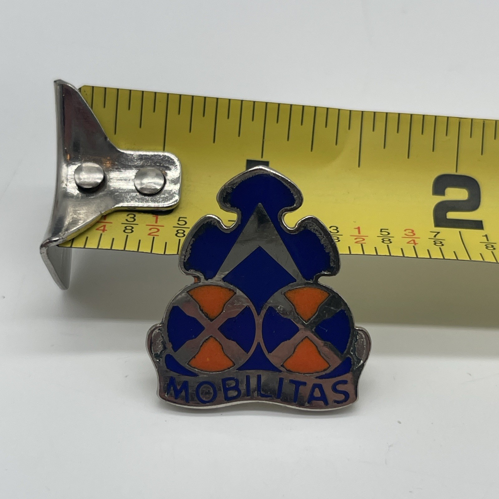 U.S. Military 19th Aviation Battalion DI DUI Crest Pin Clutch Insignia S-21 MOBI