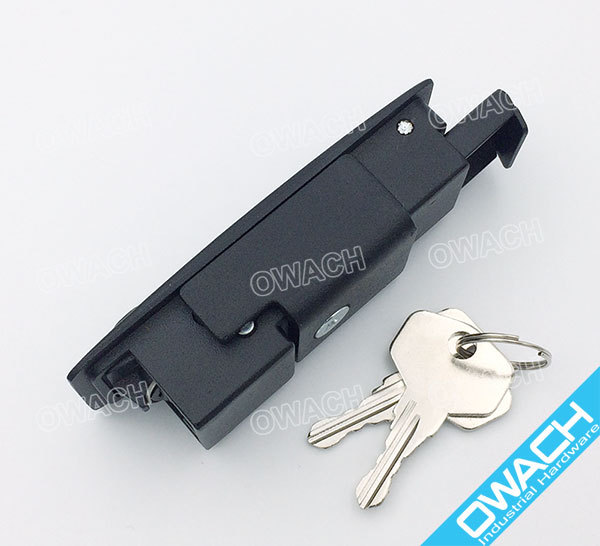 Door latch panel lock push-to-close for Dell PowerEdge Server Rack Enclosure