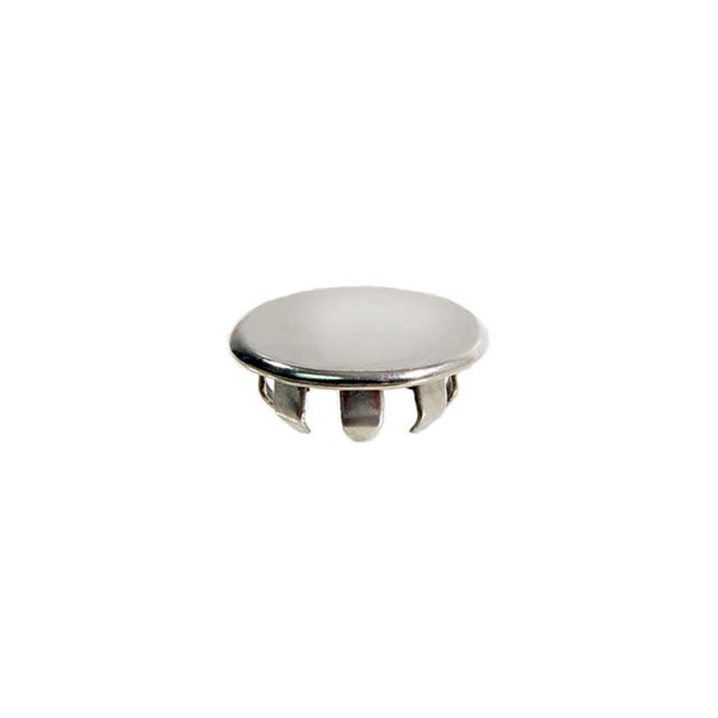 Chrome Plug Button.  For 1/2" hole size