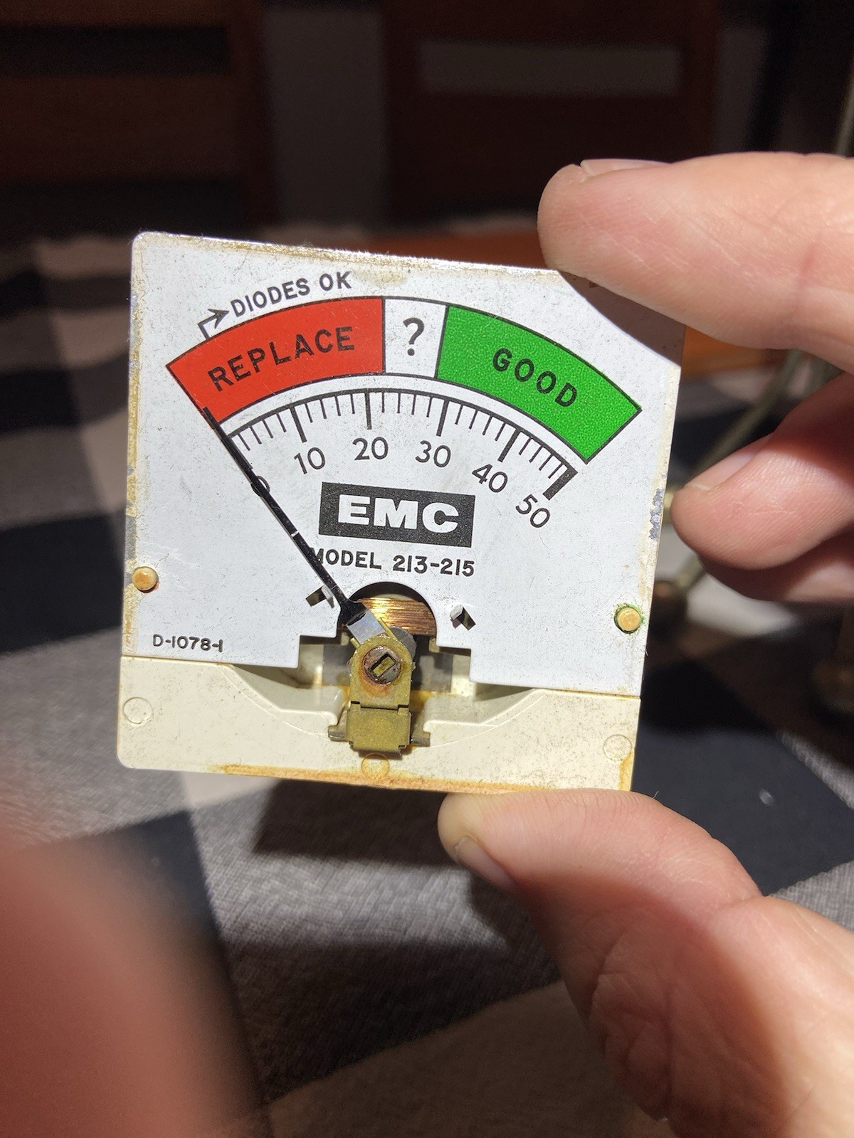EMC 213-215 Tube Tester Meter (electronic Measurements Corp) -USED
