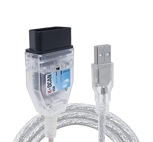 K DCAN Bimmercode USB OBD2 Cable for BMW Coding | ISTA+ INPA Rheingold OBD |