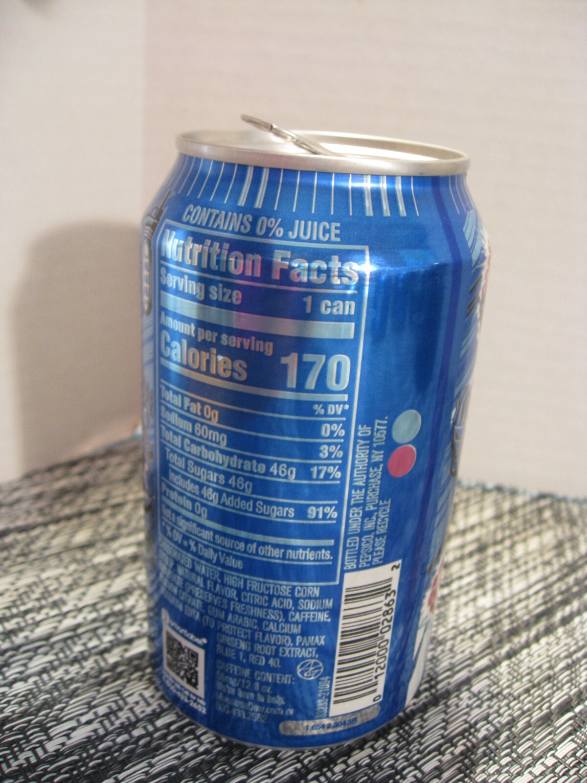 Mountain Dew Empty Can - Voltage - 2023