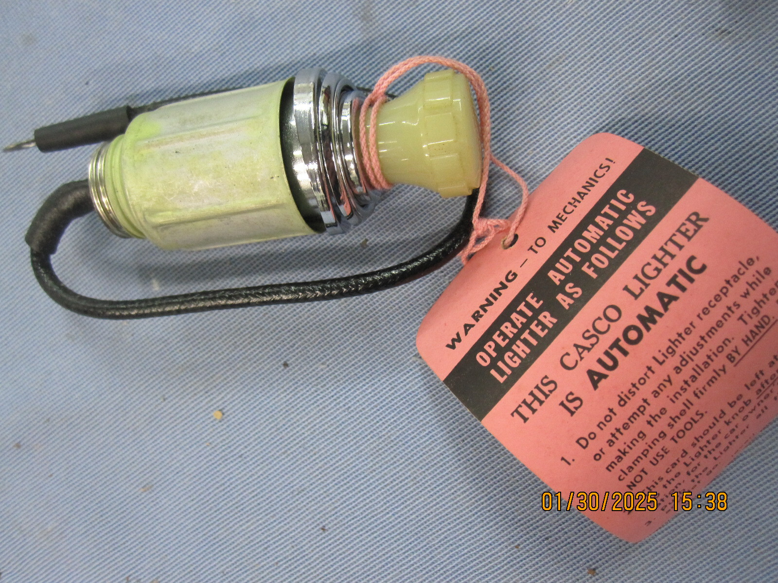 NOS 1948 1949 Hudson Cigar Lighter # 213215