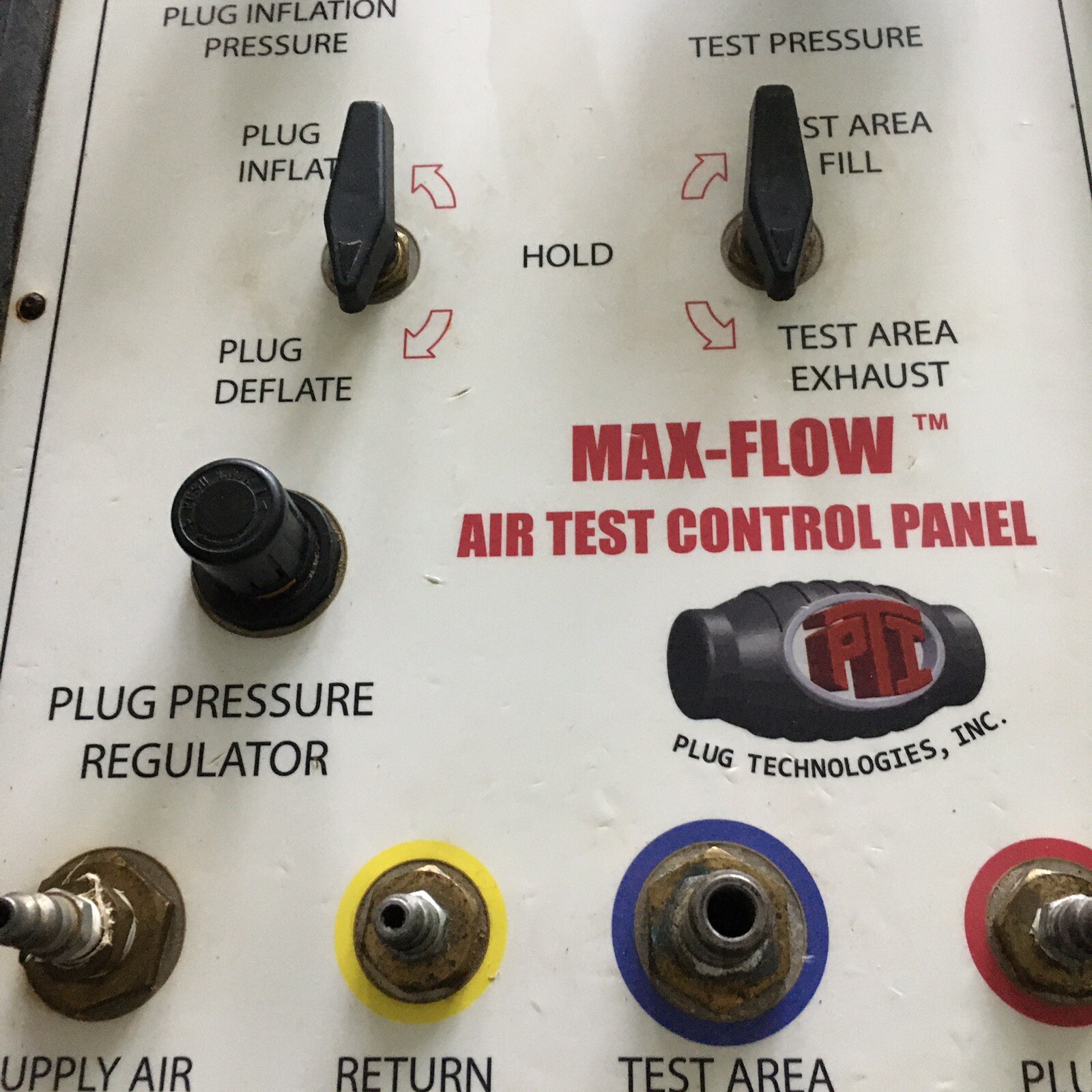 Plug Technologies Max-flow Air Test Panel - Untested - Sold as Is